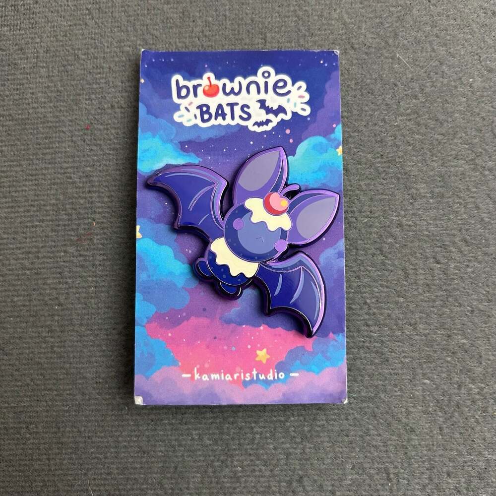 Kamiari Studio Brownie Bats Enamel Pin